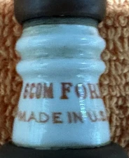 vintage Auto CHAMPION 6 COM FORD Automobile SPARK PLUG Antique Car OLD