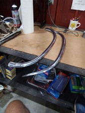 1956-1960 Corvette Deck Lid Moldings Pair L And R Look