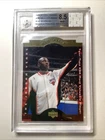 MICHAEL JORDAN GRADED A CUT ABOVE CARD BGS NM-MINT 8.5 & PRACTICE JERSEY PIECE