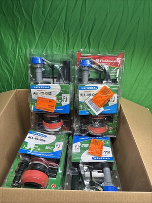 #ad LOT OF 6 Fluidmaster Universal Complete Toilet Repair Kit 10quot; H 400ARHRK $85.49