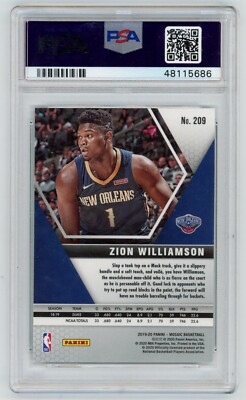 その他 2019 Mosaic Zion Williamson RC PSA10 2019 Panini Mosaic Zion Williamson RC PSA 10 #209 | eBay