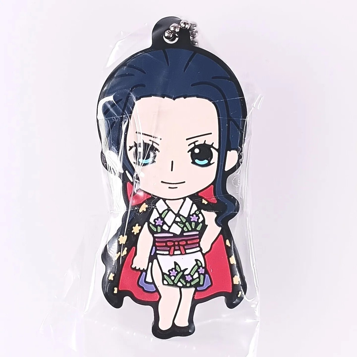 Nico Robin One Piece Wano Country Capsule Rubber Mascot Keychain