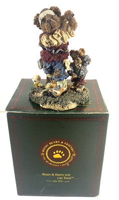 Boyds Bears Bearstone Arnold P. Bomber Duffer Golf Figurine #227714 1998 w/Box