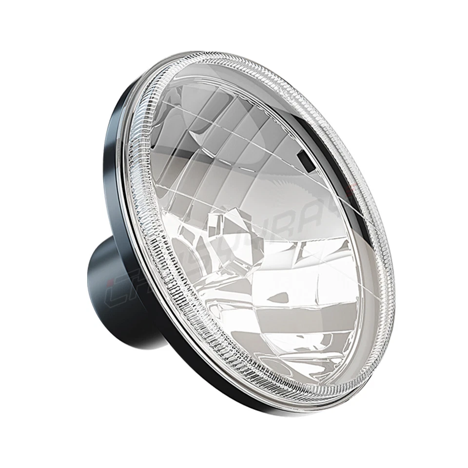 Kit de faros proyectores LED redondos de 7 pulgadas de haz alto/bajo para Dodge B250 1984-1987 Foto 3 de 4