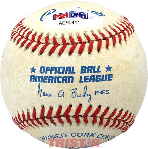 Bill Stafford Firmado AL Béisbol Yankees de Nueva York 1960-65 Campeones Mundiales 1961-62 PSA - Imagen 3 de 3
