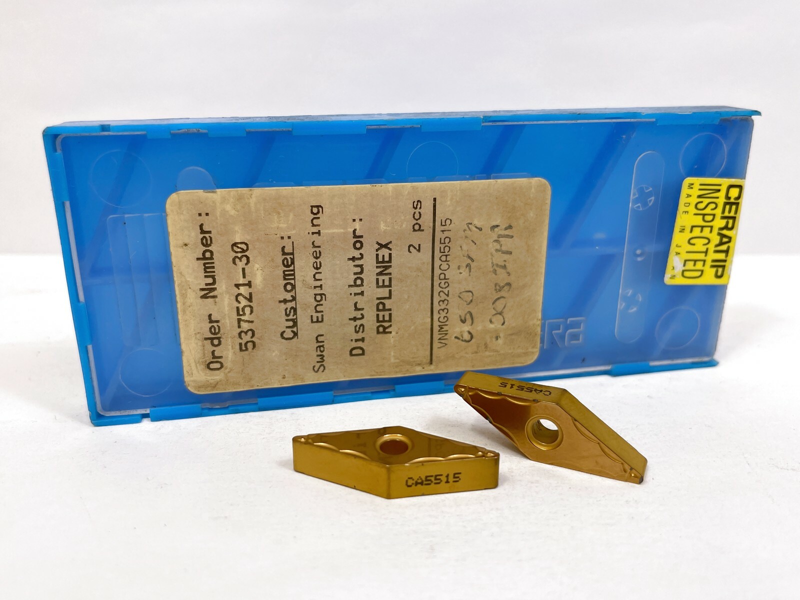 KYOCERA Ceratip VNMG322 New Carbide Inserts Grade CA5515 2pcs eBay