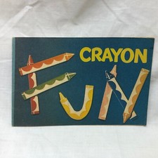 Vintage Crayon Fun Coloring Book