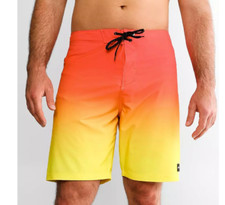 New HURLEY 40 Phantom Weekender red yellow orange ombre board shorts swim trunks