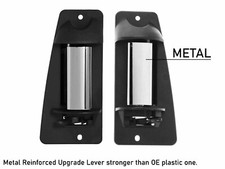 Outer Metal Door Handle Fits Chevy Gmc Silverado Sierra 1999 - 2006 Rear Pair
