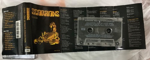 Gold The Ultimate Collection by Scorpions (1996) EMI Malaysia Cassette Rare - Foto 4 di 5