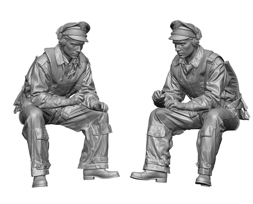 1/32 Legend Production WW2 US Bomber Navigator #LF3220