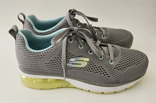 Sneakers da corsa Skechers da donna taglia 8,5 Memory Foan leggere 56068R grigio - Foto 6 di 8