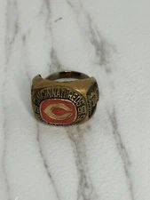1990 Cincinnati Reds "Wire To Wire" World Championship Souvenir Metal Ring