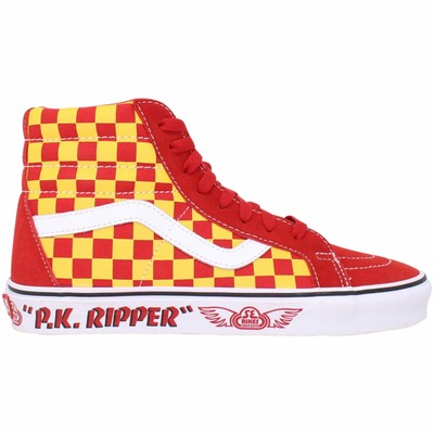 red and green checkered vans