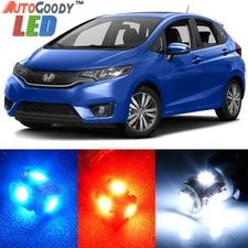 8 x Premium Xenon White LED Lights Interior Package Kit for Honda Fit + Tool