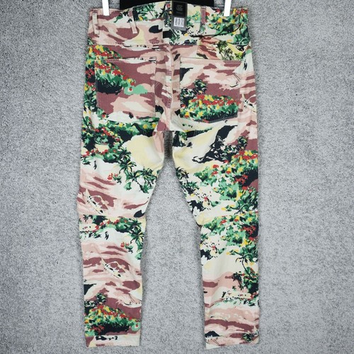 G-STAR ELWOOD X52 HERREN 5622 KONISCH W33 L34 VINTAGE ALOHA HAWAII BLUMEN PHARRELL - Bild 3 von 7