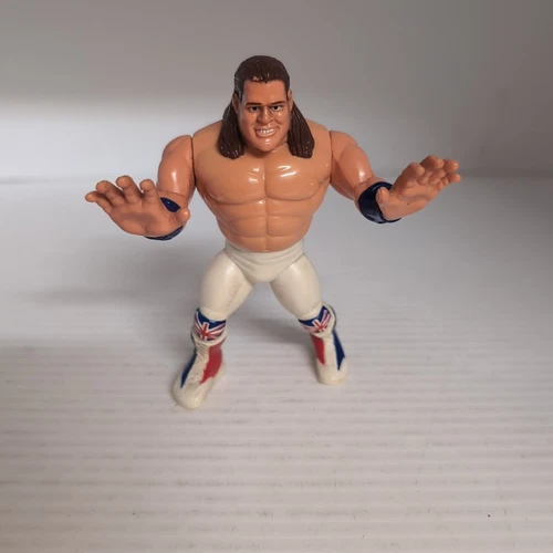 WWF Hasbro British Bulldog Davey Boy Smith Vintage Wrestling Figure WWE 1992