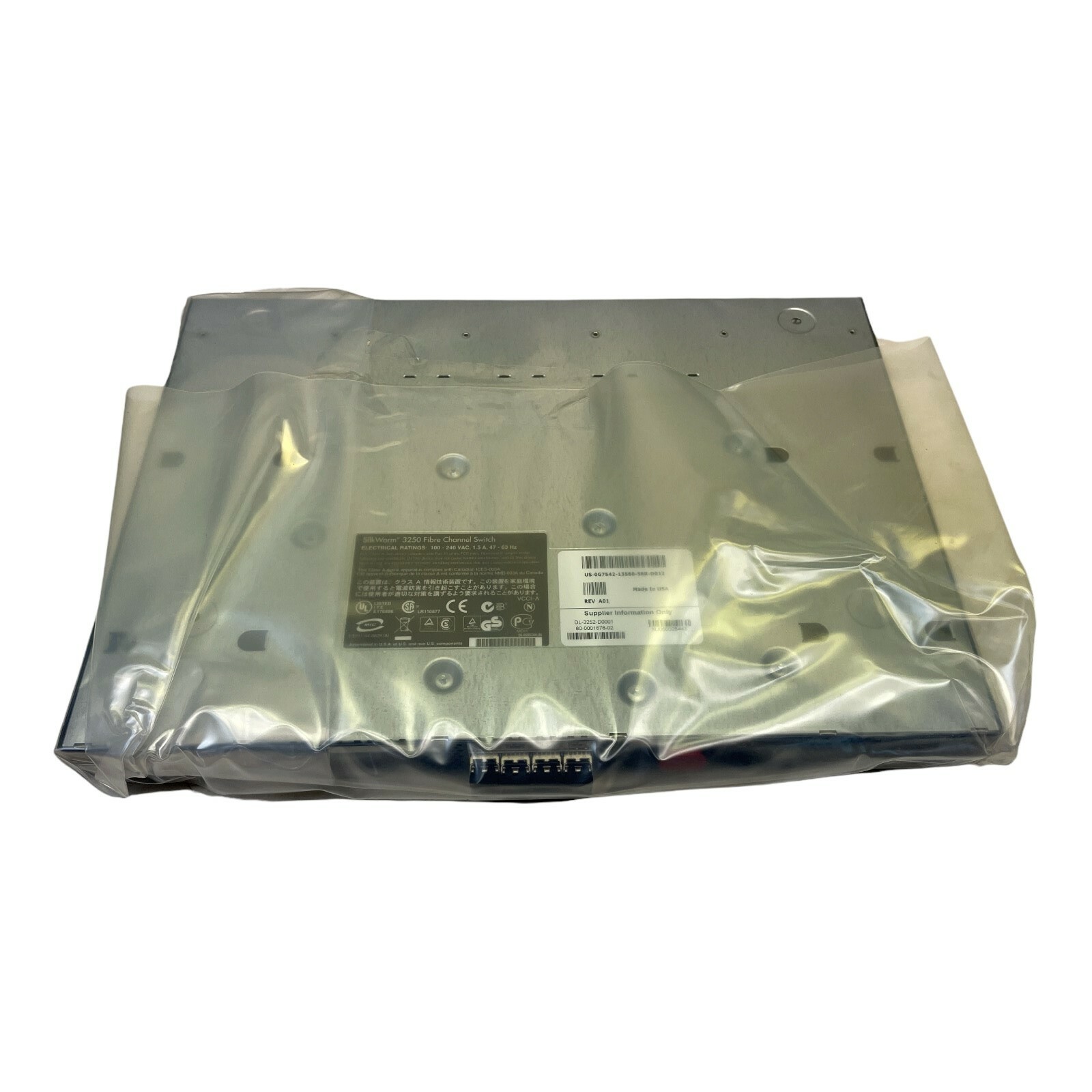 BROCADE SILKWORM 3250 8-PORT FIBRE CHANNEL SWITCH NEW/UNUSED SURPLUS