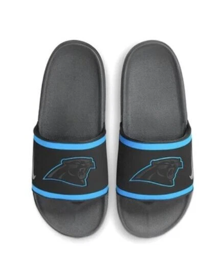 SANDALI NIKE CAROLINA PANTHERS OFFCOURT COMFORT SLIDES NUOVI CON ETICHETTE NFL UFFICIALE UOMO 9