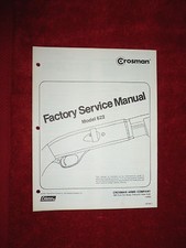 Manual de servicio Crosman 622 con vista explotada
