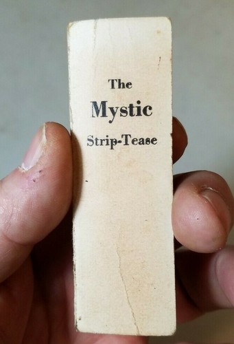 Vintage The Mystic Strip-Tease Risqué WWII Pin-Up, The Magic Novelty Co. USA - Picture 2 of 8