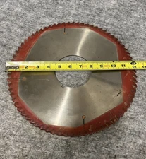 NAP tools 12” Dia. 3-1/2” Bore 72 tooth Carbide Tipped Saw Blade Pct 129 01 Set1