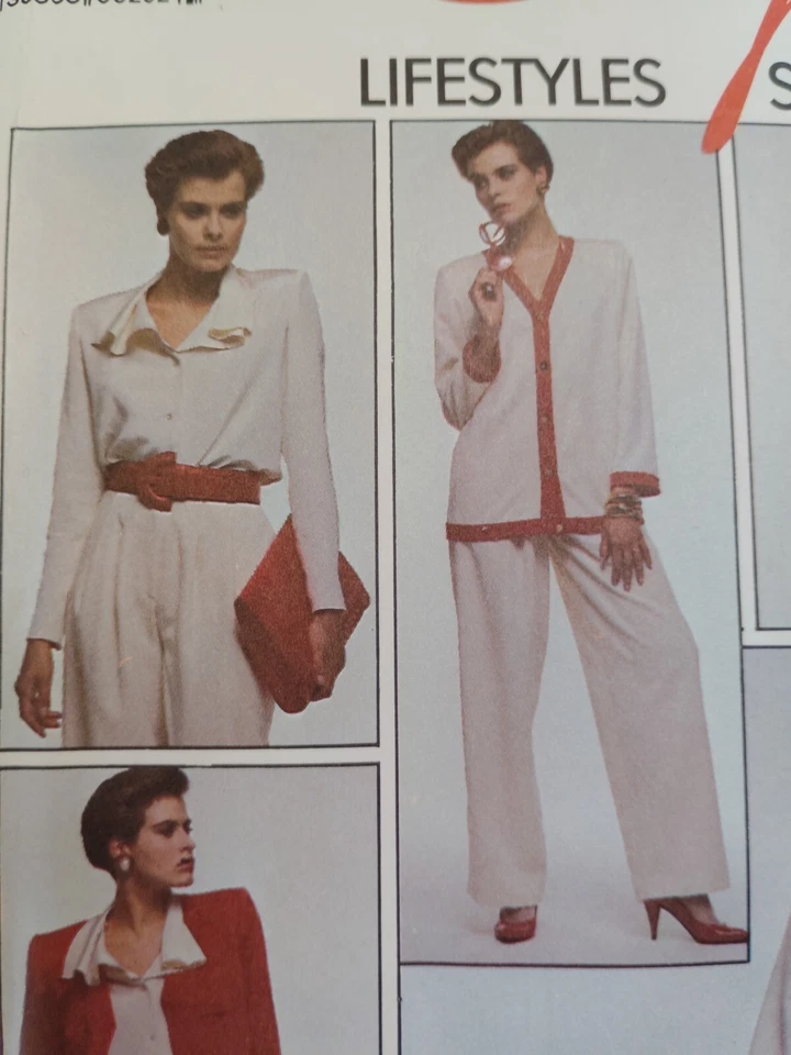 Duster Coat Cardigan Top Skirt Pants 8 10 12 Style 4917 Sewing Pattern Outfit UC - Image 2 of 4