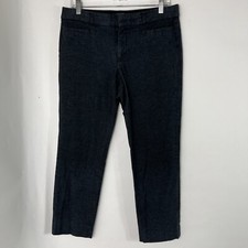 Banana Republic Pants Women's Size 8 Sloan Cropped Tapered Gray Mid Rise Stretch