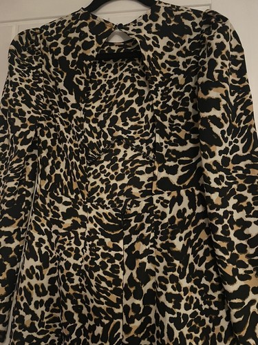 topshop leopard print dress - Picture 3 of 3