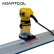 Dewalt DWE6005 Laminate Trimmer Guide Rail Adaptor to Bosch FSN Track 230v 110v
