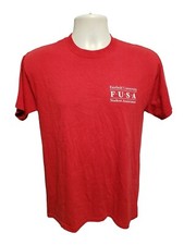 Fusa Fairfield University Student Association Adult Medium Red Tshirt