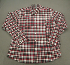 Eddie Bauer Shirt Mens XL Multicolor Plaid Long Sleeve Adult Extra Large Button