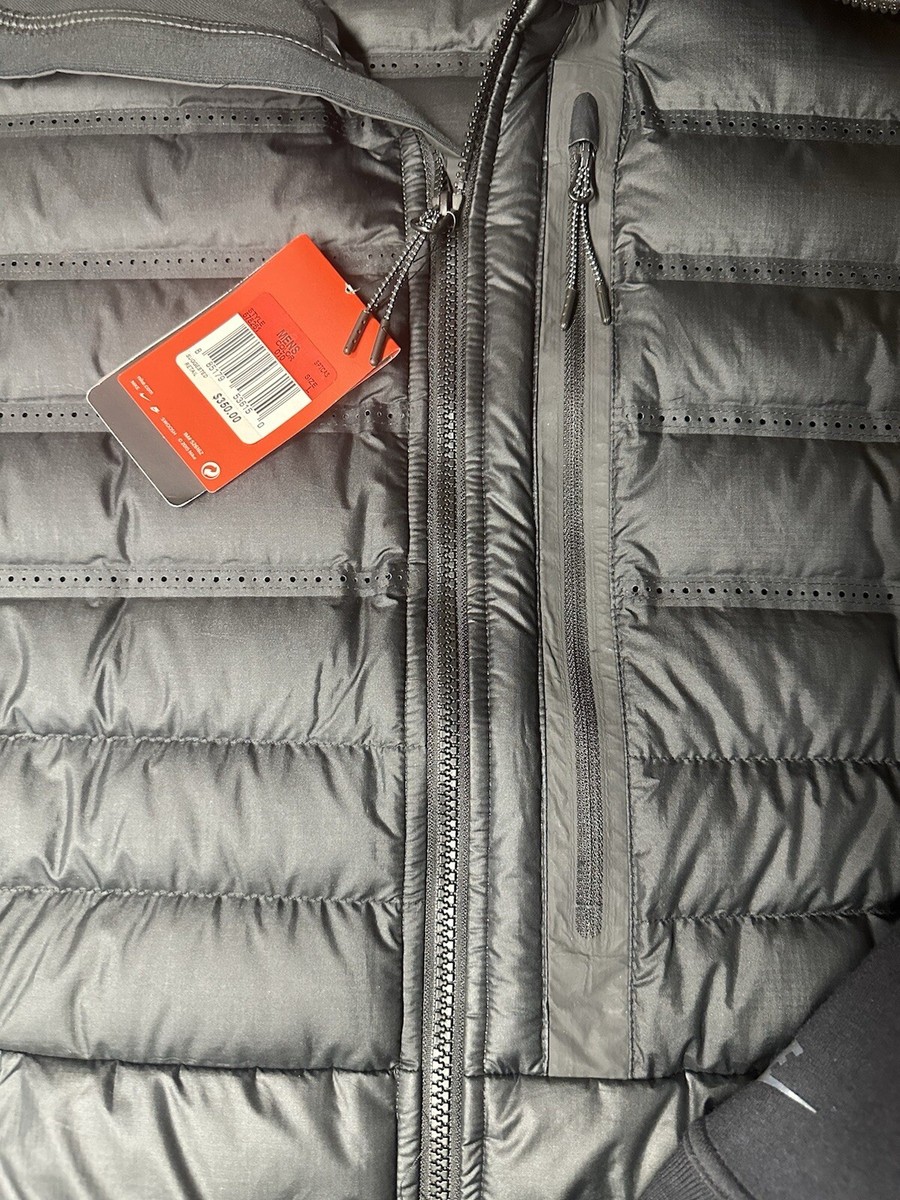 Nike Tech Fleece Aeroloft 800 Down Full-Zip Hoodie Jacket Sz L