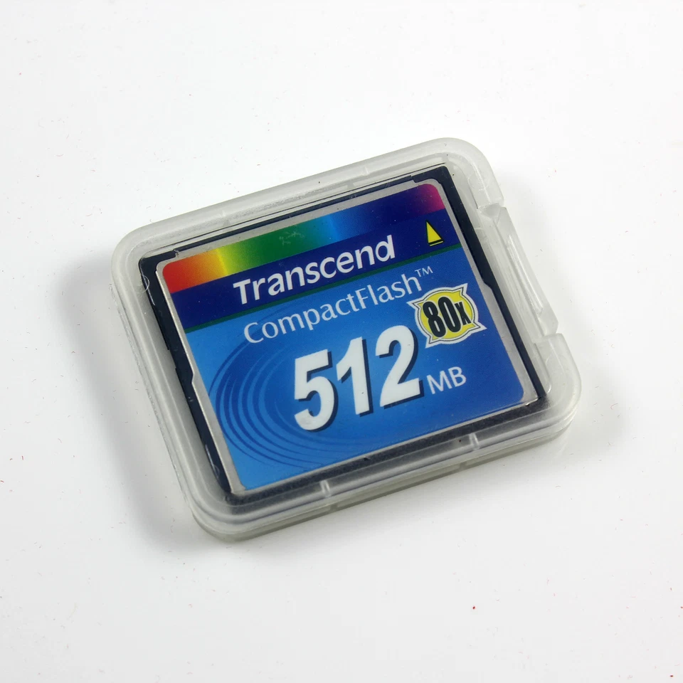 Transcend 512MB CompactFlash CF Card 80X Memory Card,TS512MCF100I - Image 3 of 3