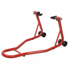 Motorcycle Rear Stand Paddock Swingarm Lift Manual Maintenance Tools Steel Red