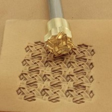 Leather stamp tool for leather craft DIY brass stamp #219 Size 12x12 mm