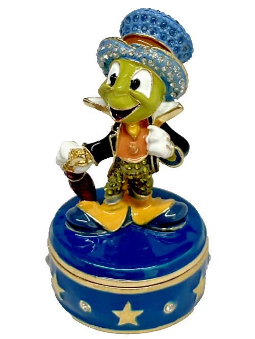Disney Parks Arribas Brothers Pinocchio Jiminy Cricket Jeweled