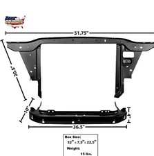 19701974 Barracuda Challenger Radiator Support W Lower Support Brace Dynacorn