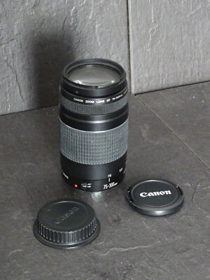 CANON EF 75-300 mm 4.5-5.6  LENS EXCELLENT