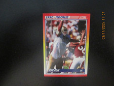 JEFF ALM HOUSTON OILERS 1990 SCORE ROOKIE FOOTBALL CARD #298. rookie card picture