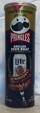 Pringles Limited Edition Miller Light Grilled Beer Brat Potato Crisps Chips