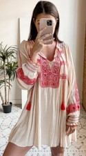 FREE PEOPLE Dress, Small, Boho, Mini, Long Sleeves, WAS $150 *NEW!*