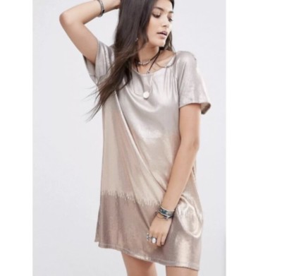 Free People Drenched in Sequins Dress Size S