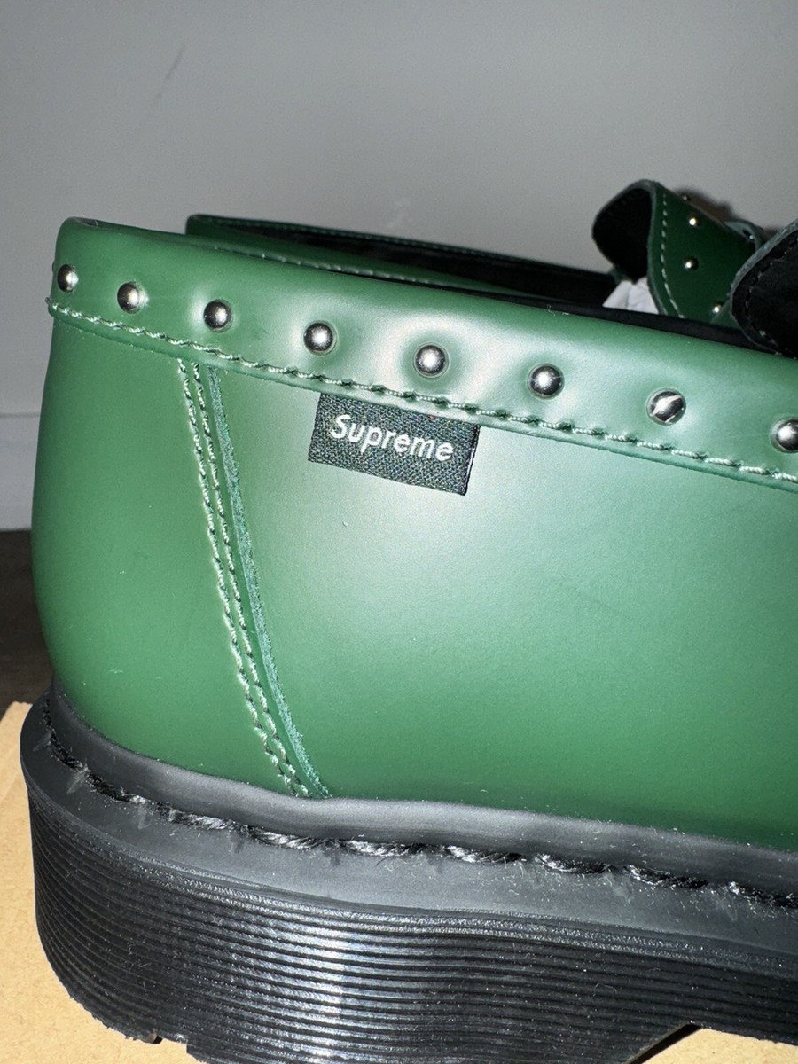 Supreme x Dr. Martens Studded Penton Loafer Dark Green Men's