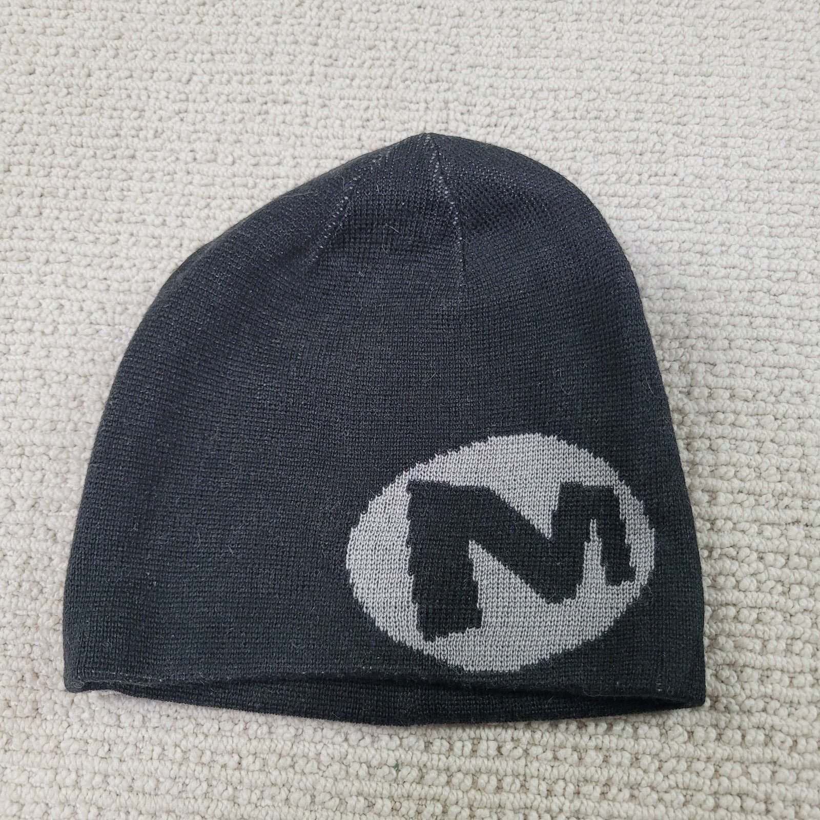 Merrell Beanie OSFM grigio nero slittino clima freddo adulto misto lana acrilica