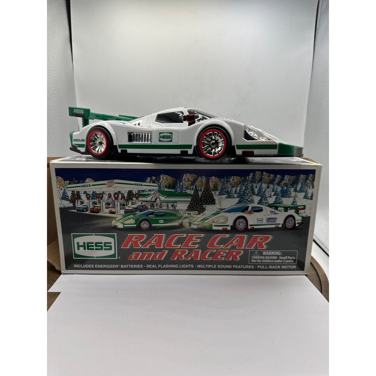 Hess Race Sports Car & Mini Car Hidden Inside Working Lights