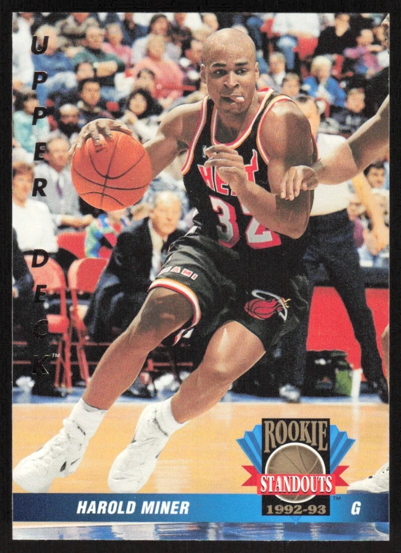 Harold Miner trading card
