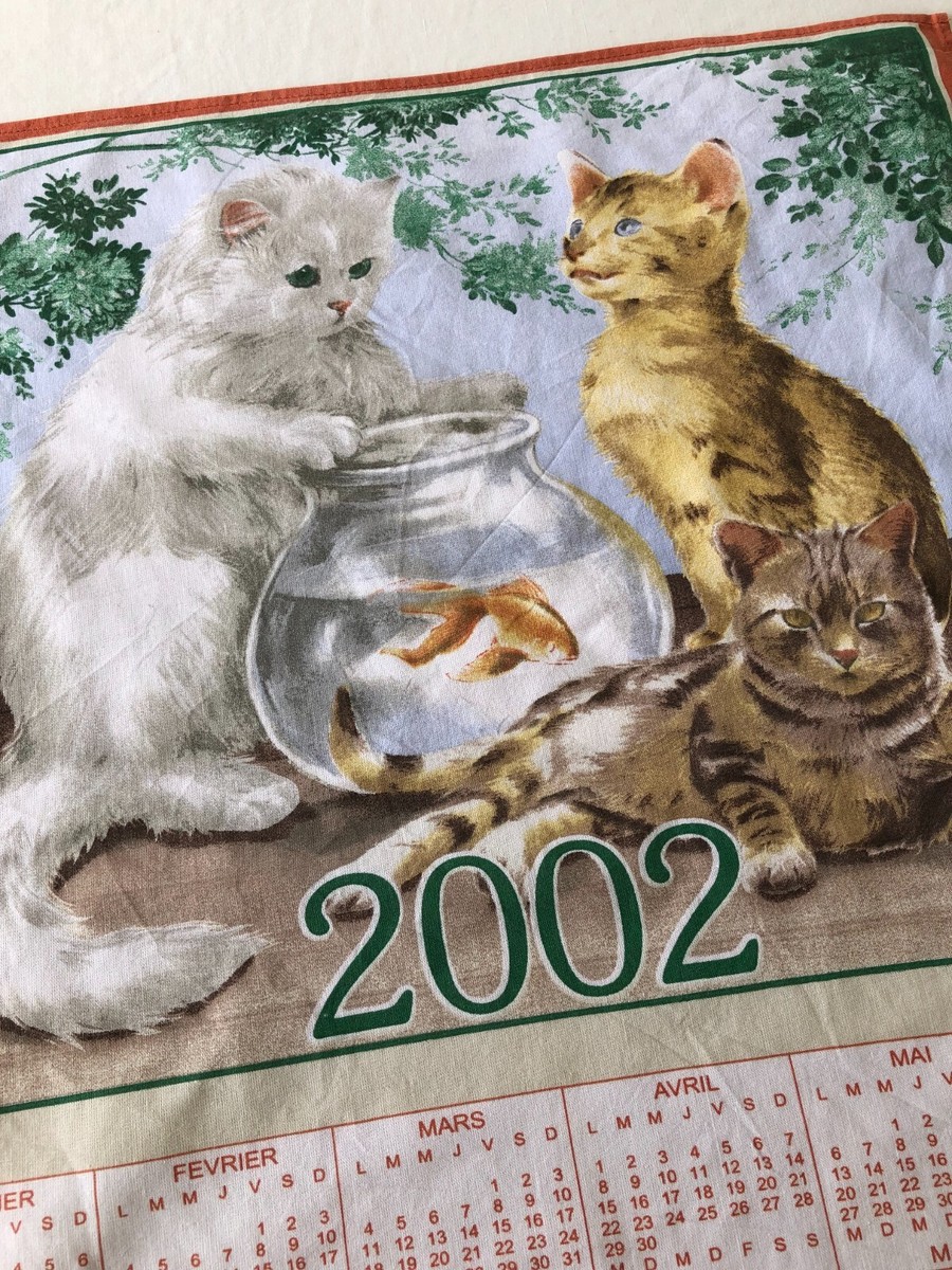 Torchons calendrier de 1991 à 2023 - Collection