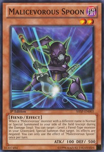 Malicevorous Spoon - SHSP-EN003 - Common - 1st Edition x3 - Near Mint