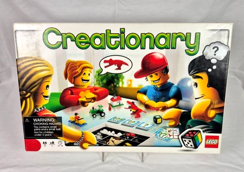 Lego 3844 Creationary Game Set 100% Complete with Original Box